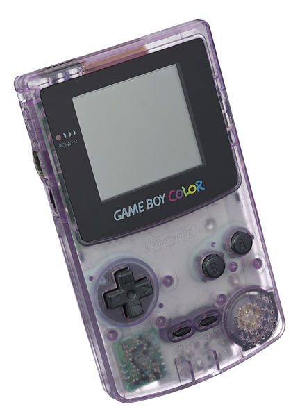 translucent purple Game Boy Color